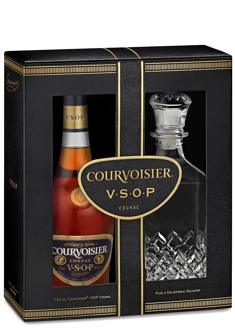 Courvoisier Vsop Gift W Decanter