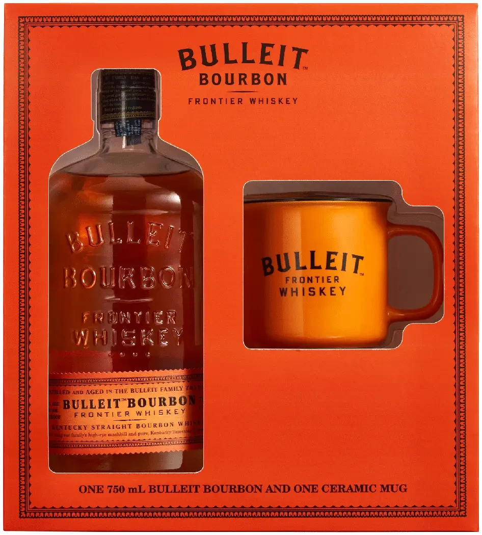 Bulleit Bourbon W 2 Mugs Gift