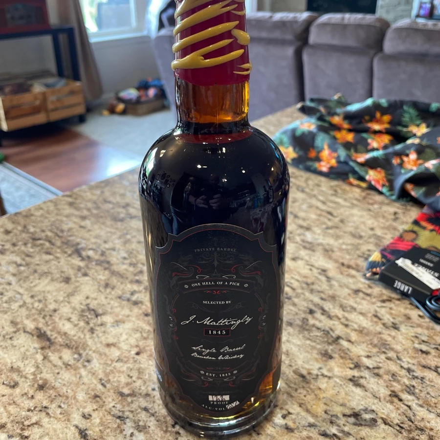 J. Mattingly 1845 Single Barrel Bourbon "Jeffs Cazzo Bourbon"
