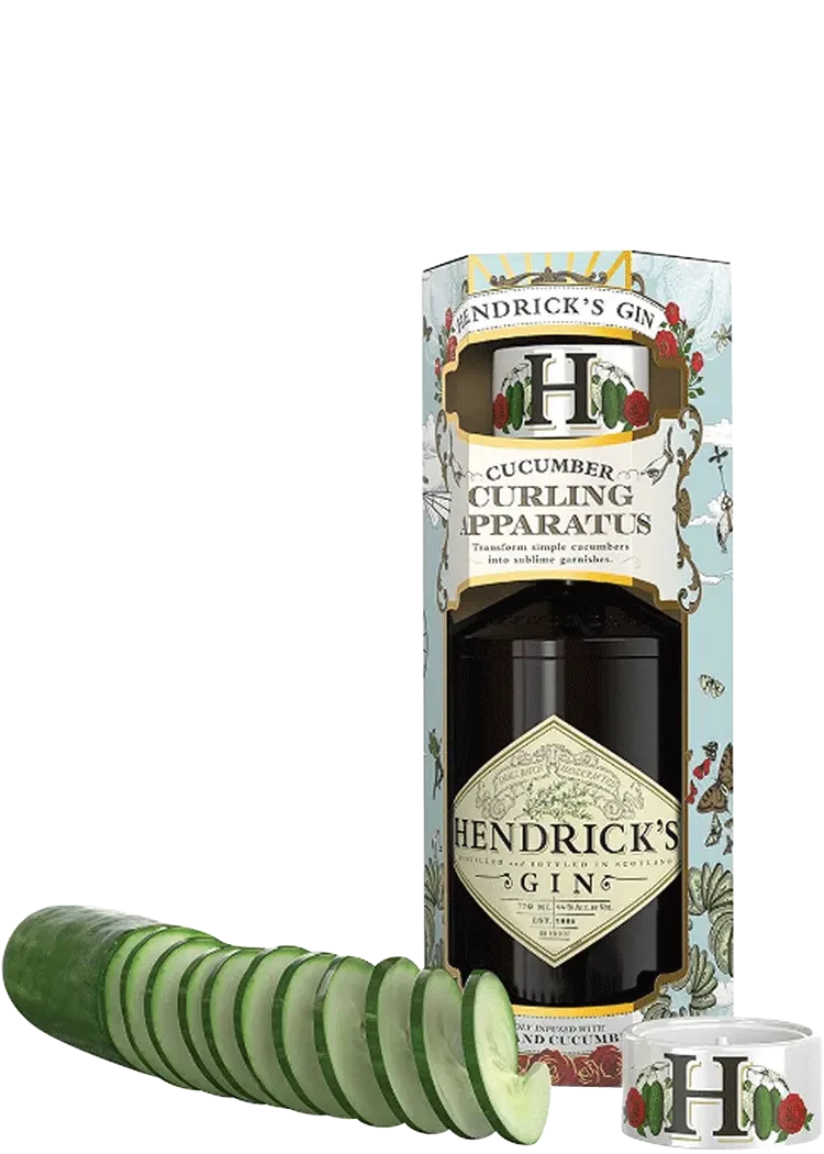 Hendricks Gin With Cucumber Slicer Gift