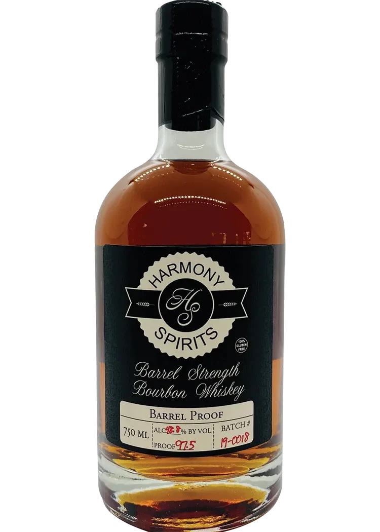 Harmony Spirits Barrel Strength Bourbon Whiskey