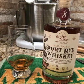 Eight Oaks Port Rye Whiskey