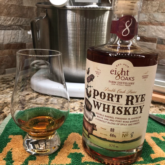 Eight Oaks Port Rye Whiskey