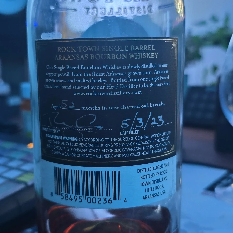 Rock Town Hand Filled Single Barrel