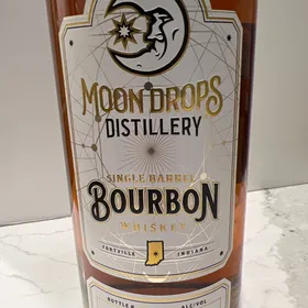 Moon Drops Distillery Single Barrel Bourbon Whiskey