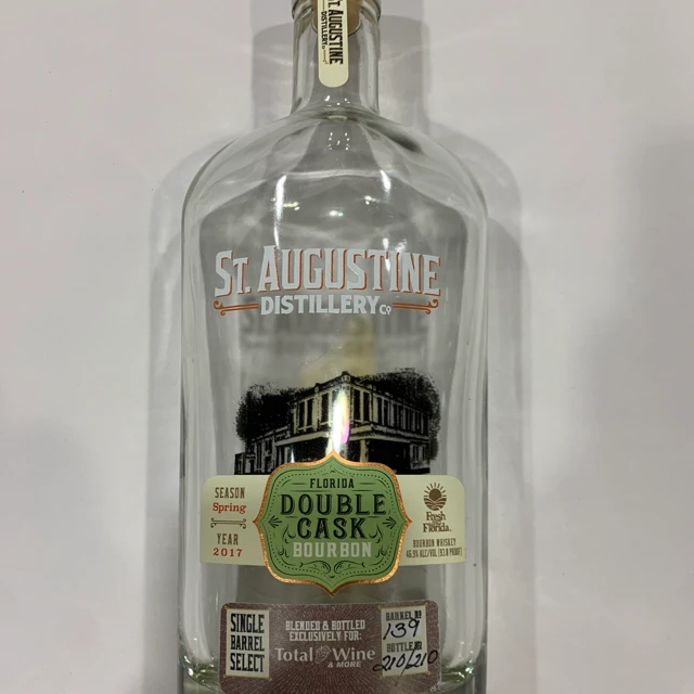 St. Augustine Double Cask Bourbon Single Barrel Select