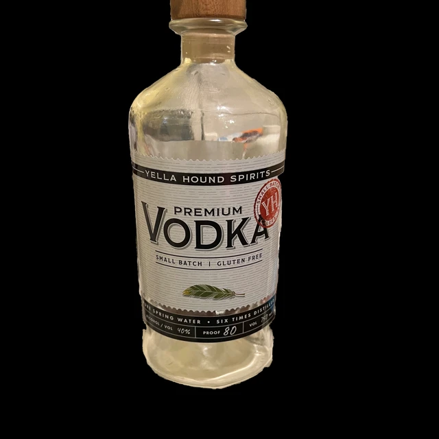 Yella Hound premium vodka small batch