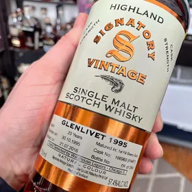 glenlivet 1995 20 years old Signatory Vintage (Warehouse liquors pick, Chicago)
