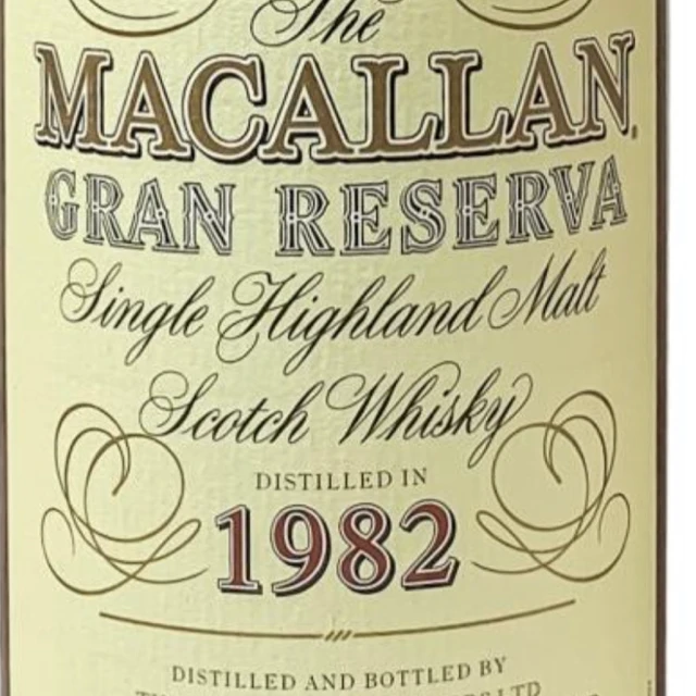Macallan Gran Reserva 1982