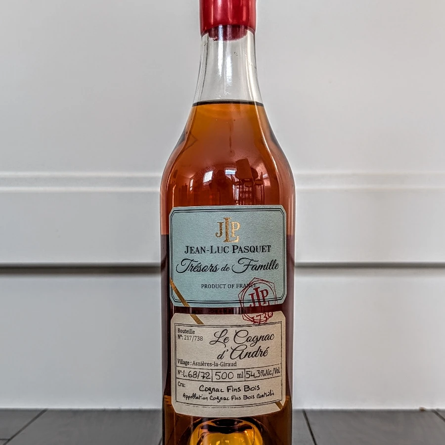 Jean-Luc Pasquet Trésors de Famille Le Cognac d'André L.68/72 Fins Bois Cognac
