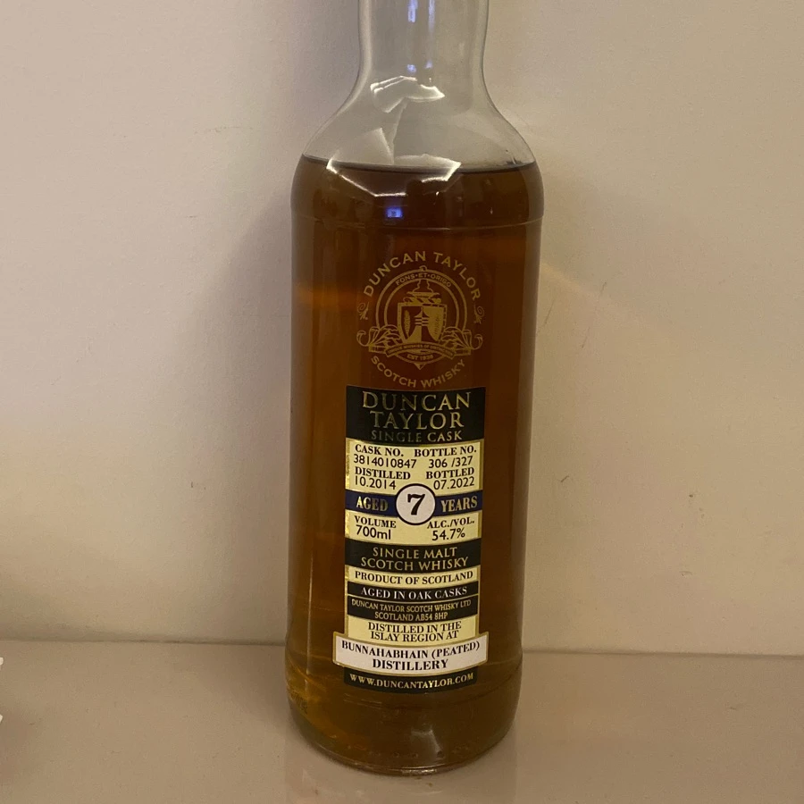 Duncan Taylor Single Cask Aged 7 Years Bunnahabhain