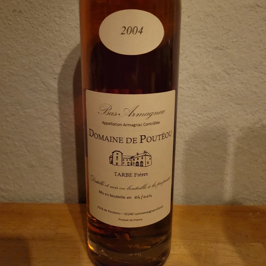 Domaine De Pouteou Tarbe Freres Bas Armagnac 2004