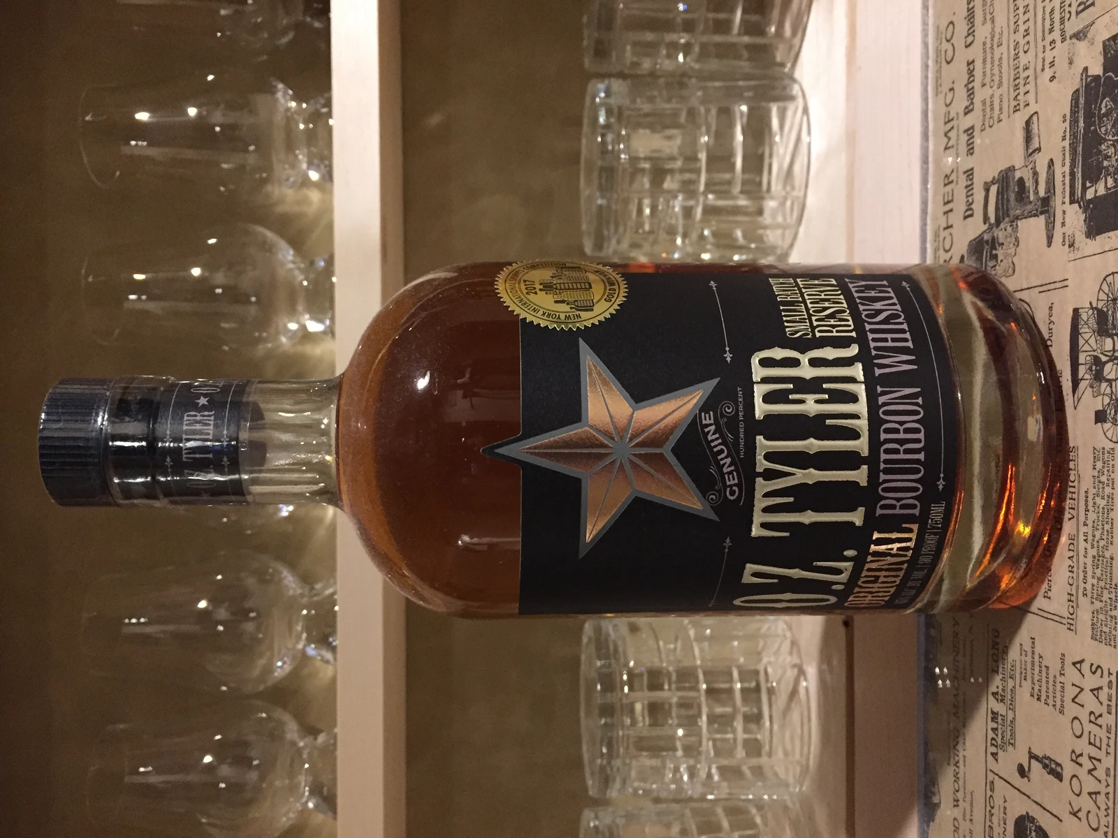 O. Z. Tyler Small Batch Reserve Original Bourbon Whiskey (Discontinued)
