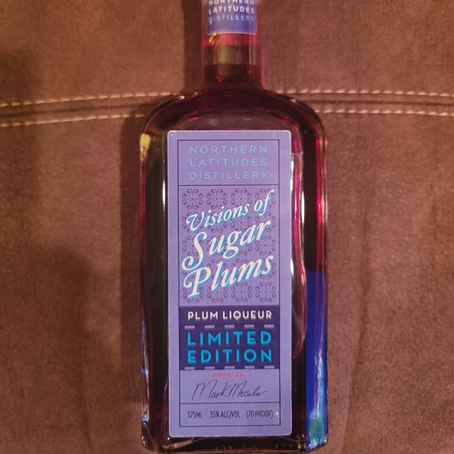 Northern Latitudes Distillery Visions of Sugar Plums Limited Edition Plum Liquor
