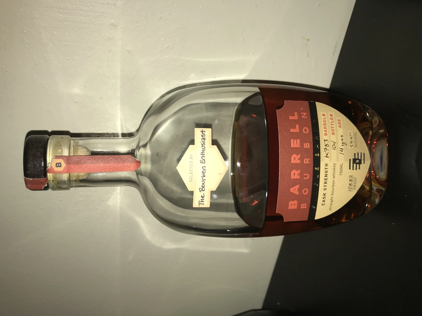 Barrell Bourbon Single Barrel #k783 (The Bourbon Enthusiast)