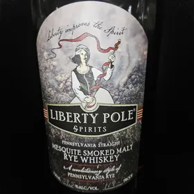 Liberty Pole Spirits Mesquite Smoked Malt Rye Whiskey