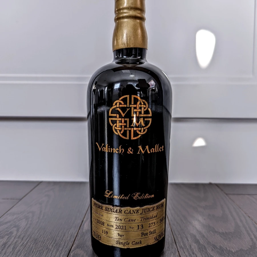Valinch & Mallet Ten Cane 2008 13 Year Trinidadian Rum