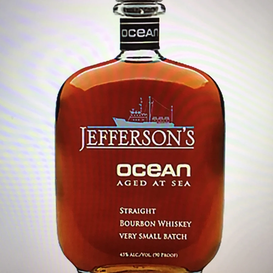 Jefferson's Ocean Aged At Sea Straight Bourbon Whiskey Single Barrel Select Voyage 5
