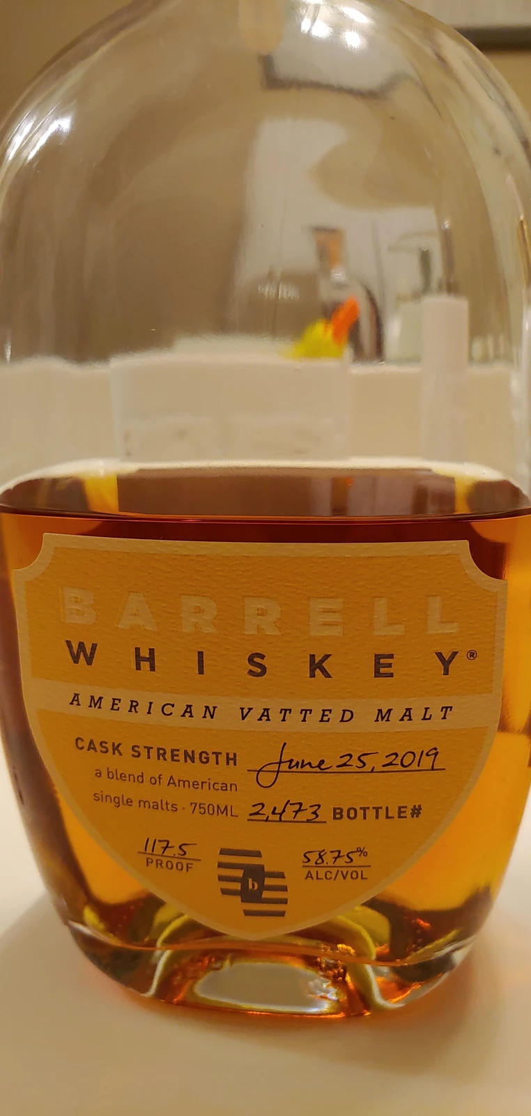 Barrell Whiskey American Vatted Malt June 25, 2019