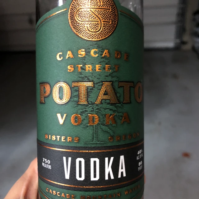 Cascade potato vodka