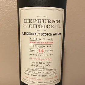 Hepburn's Choice (Craigellachie), 14 Year Old, Teaspooned Blended Malt