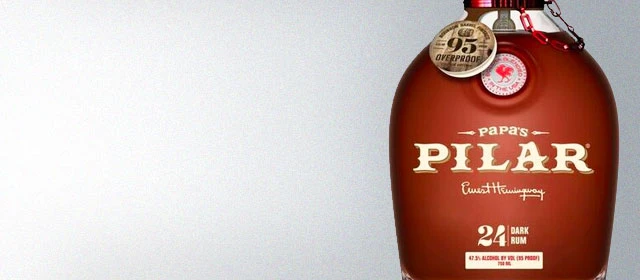 Papa's Pilar Bourbon Barrel Finished Dark Rum 95 Proof