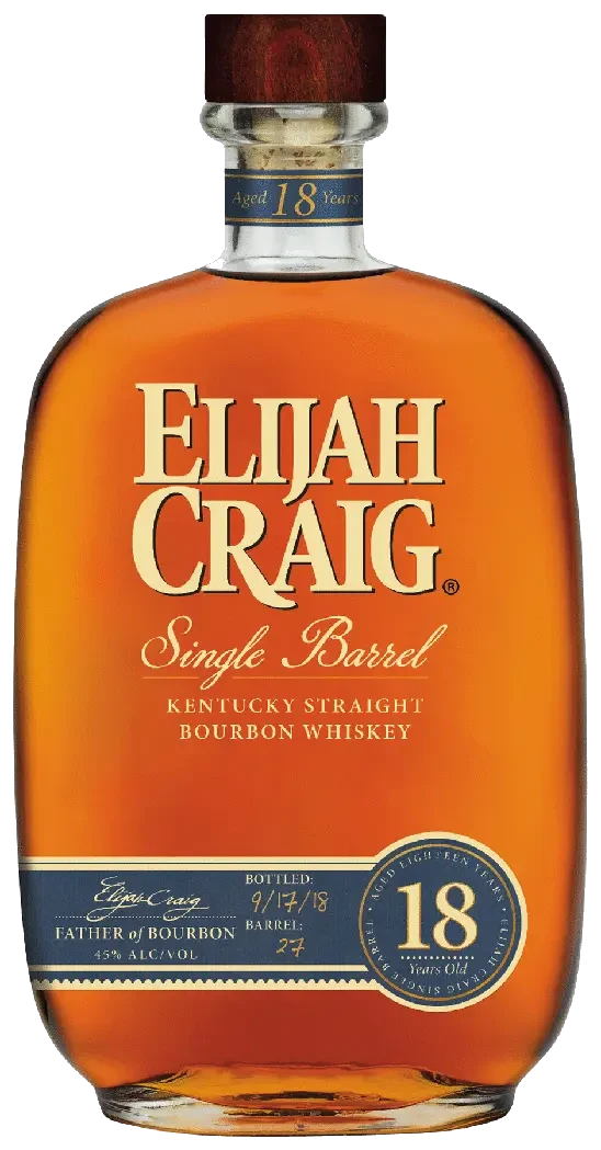 Elijah Craig 18 Year Single Barrel Bourbon