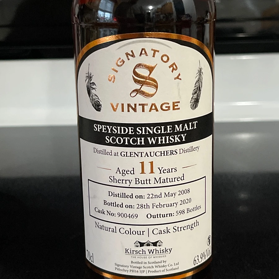Signatory Vintage Glentauchers 11 Year Cask Strength