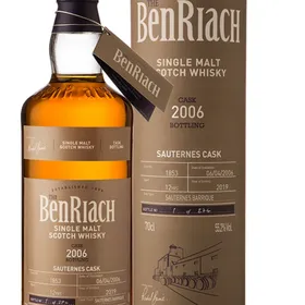Benriach 2006 12yo Batch 16 cask #1853 Sauternes cask
