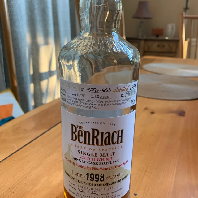 Benriach Limited Release 1998