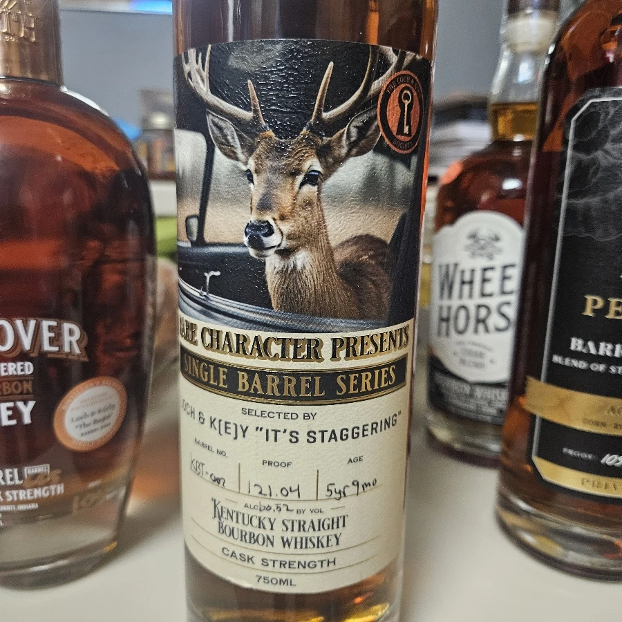 Rare Character single barrel series cask strength "it's staggering "