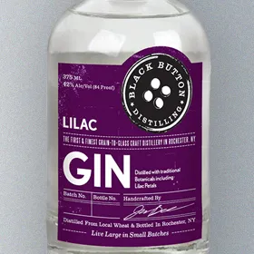 Black Button Lilac Gin