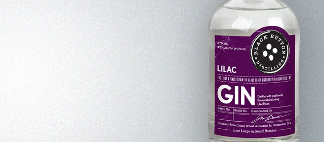 Black Button Lilac Gin