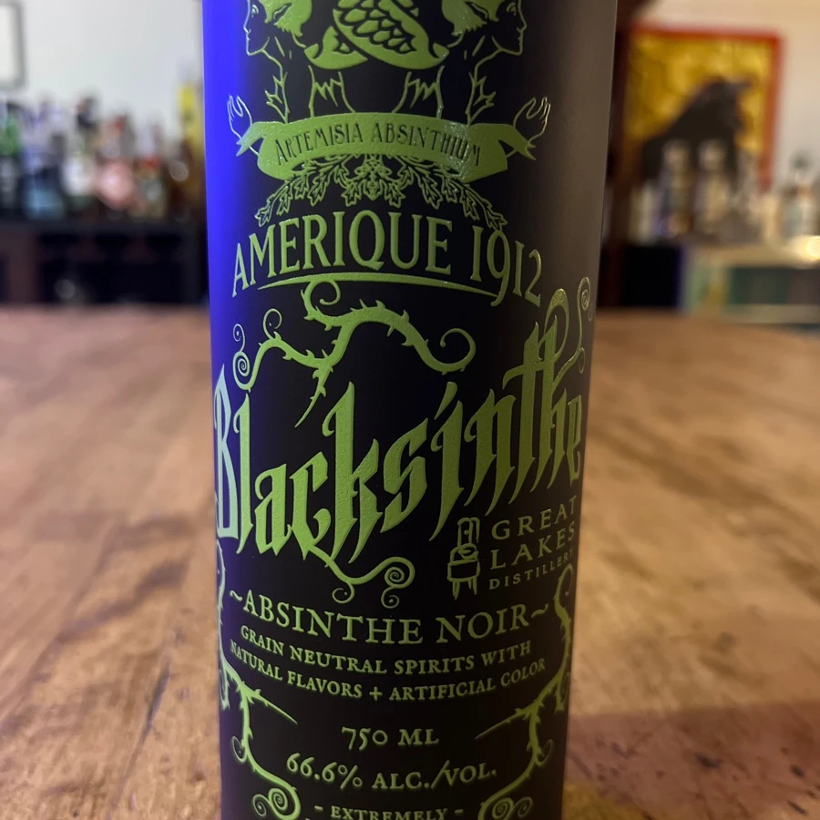 Great Lakes DIstillery Absinthe Noir BLacksinthe