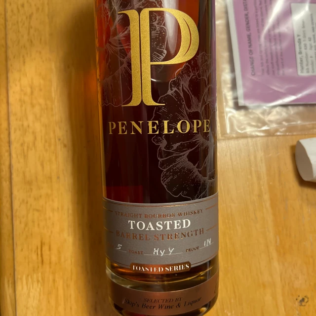 Penelope Toasted Barrel Strength Bourbon (Skip's Liquor)