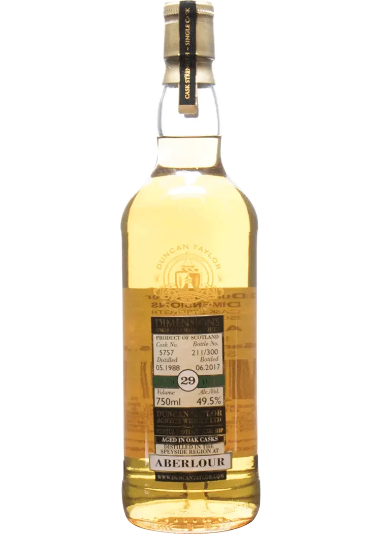 Dimensions Aberlour 29yr
