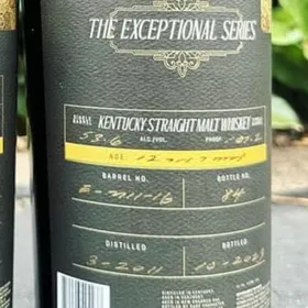 Rare Character Exceptional Series Kentucky Straight Malt (E-M11-16)