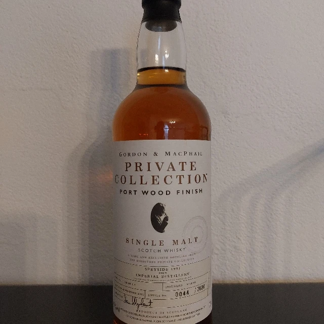 Imperial 1991 Private Collection Port Wood Finish (Gordon & MacPhail)