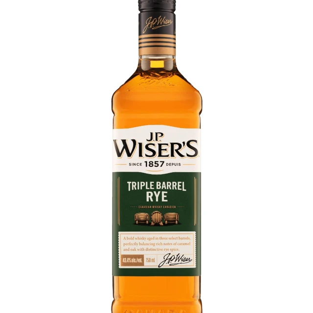 J.P. Wiser's Triple Barrel Rye Canadian Release
