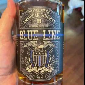 Unapologetic Blue Line Whiskey