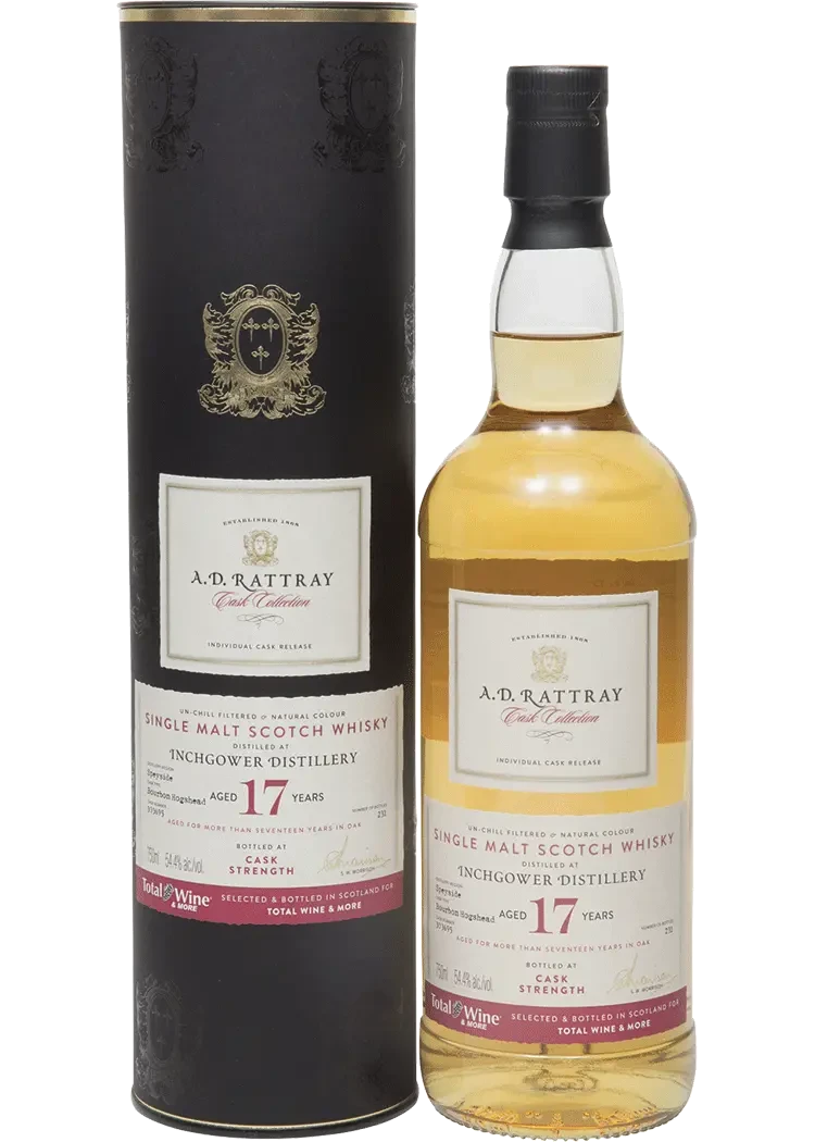 A D Rattray Inchgower 17 Yr Barrel Select