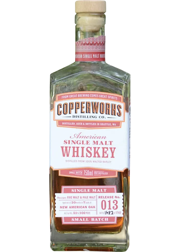 Copperworks American Single Malt Whiskey Barrel Select