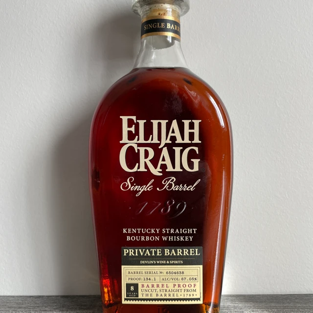 Elijah Craig Single Barrel - Barrel Proof (Devlin's Wine & Spirits)