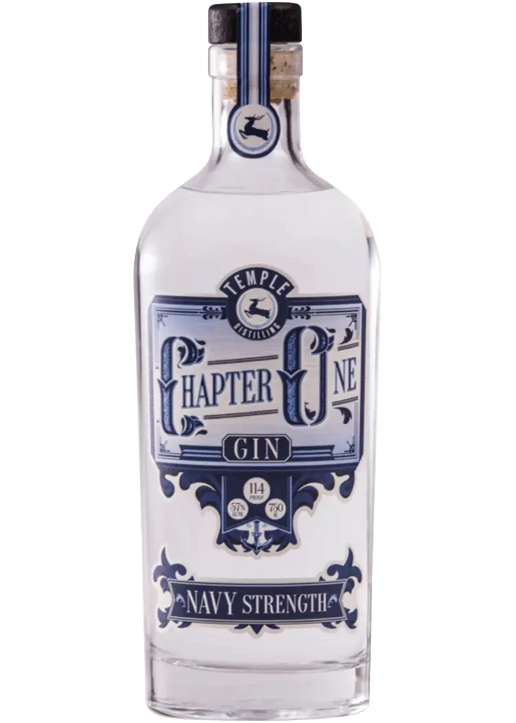 Temple Distilling Chapter One Navy Strength Gin