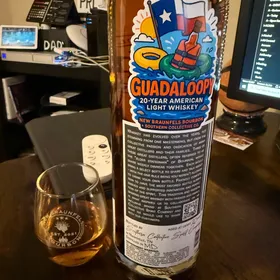 Southern Collective Spirit Company Single Barrel Straight Light Whiskey Guadaloopy 20-Year American Light Whiskey (New Braunfels Bourbon)