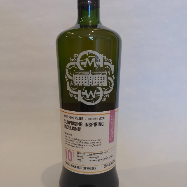Surprising, Inspiring, Indulging! 26.165 (SMWS)