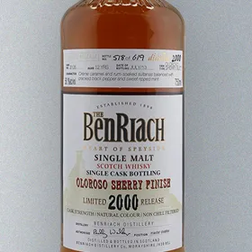 Benriach 2000 Oloroso Sherry 12 Year