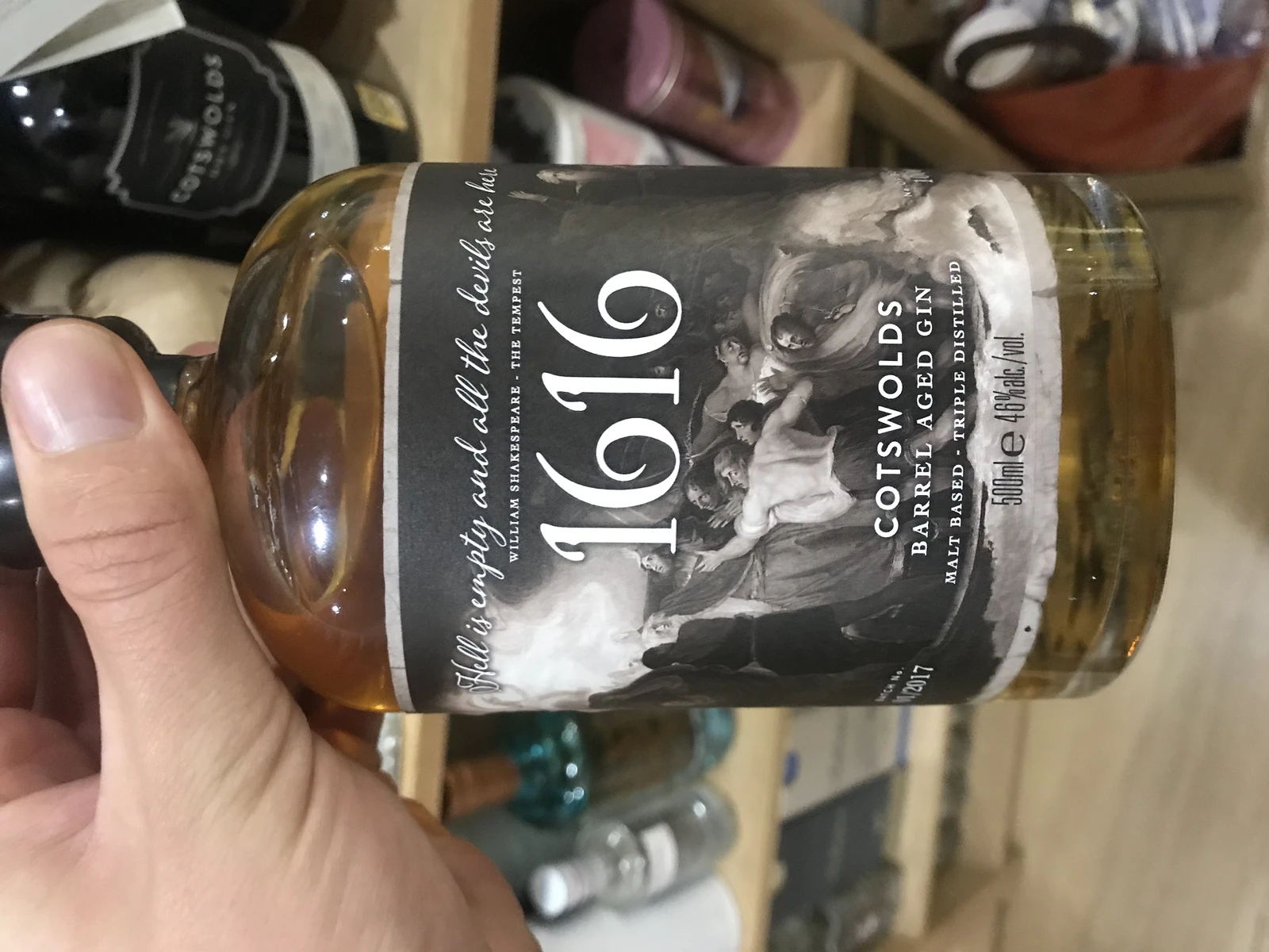 Cotswolds barrel aged gin
