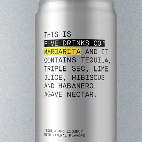 F!ve Drinks Co. Margarita