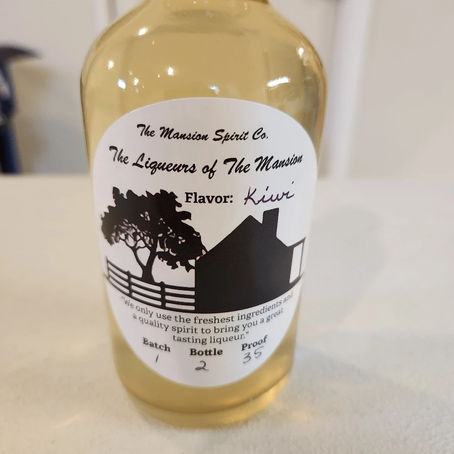 The Mansion Spirit Company Kiwi Liqueur